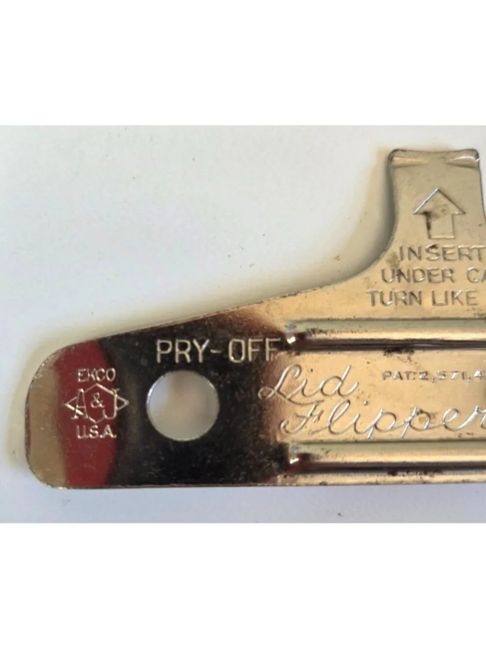 Vtg Ekco Lid Flipper Ben Franklin Stores Advertising Bottle & Jar Pry Off